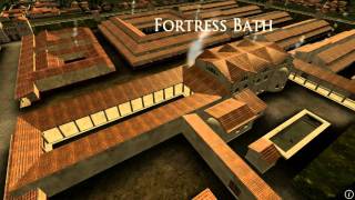 Animation of ancient Roman Fort in Caerleon Wales [upl. by Jill944]