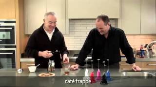 How to make a frappé coffee using an aerolatte milk frother [upl. by Tutt]