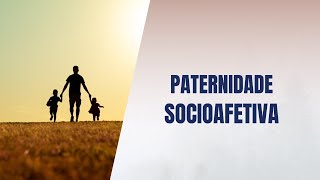 Paternidade socioafetiva [upl. by Ahtinak]