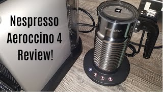 Nespresso Aeroccino 4 Milk Frother Review  Worth upgrading from the Aeroccino 3 [upl. by Shaefer]