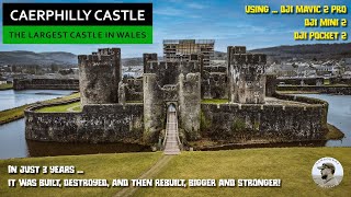 Caerphilly Castle  The Largest in Wales 2nd in Britain [upl. by Jackqueline]