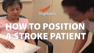 How To Position A Stroke Patient [upl. by Aztilem297]