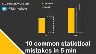 Ten Statistical Mistakes in 5 Min [upl. by Iggie]