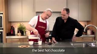 How to make a hot chocolate using an aerolatte milk frother [upl. by Adnilre62]