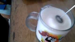 Aerolatte Review Frothing Cold Milk In Under 1 Minute [upl. by Gerge]